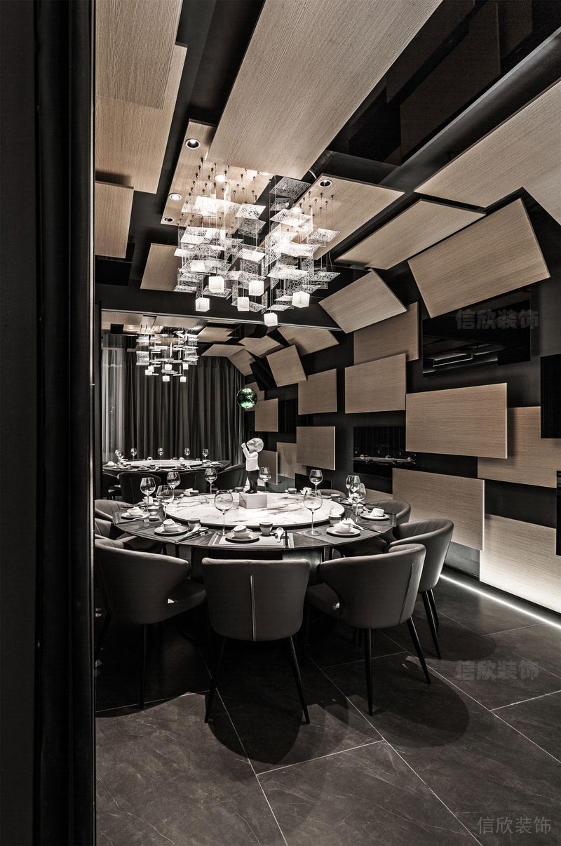 鹽田餐廳裝修設(shè)計效果圖包間