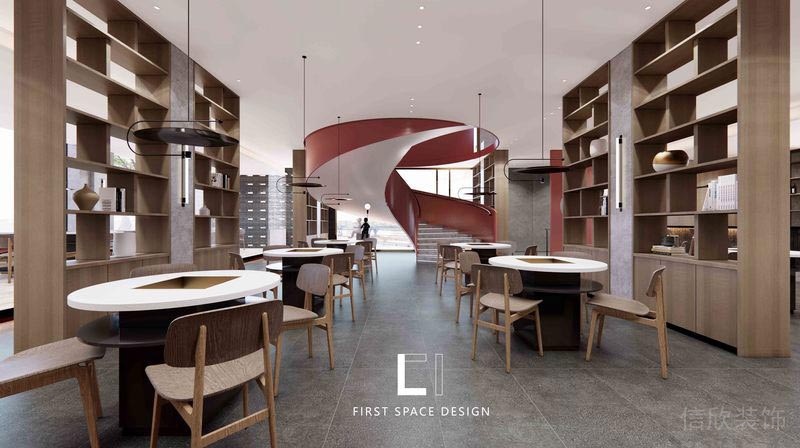 福田餐廳裝修私房菜設(shè)計(jì)效果圖用餐區(qū)色調(diào)