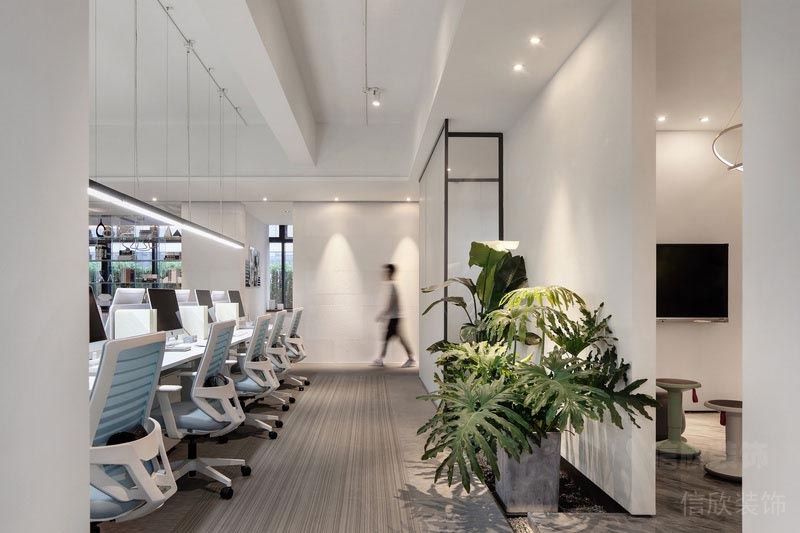 羅湖辦公室設(shè)計(jì)辦公區(qū)效果圖