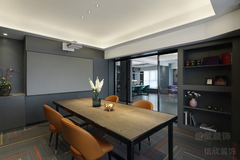 鹽田辦公室設(shè)計會議區(qū)效果圖