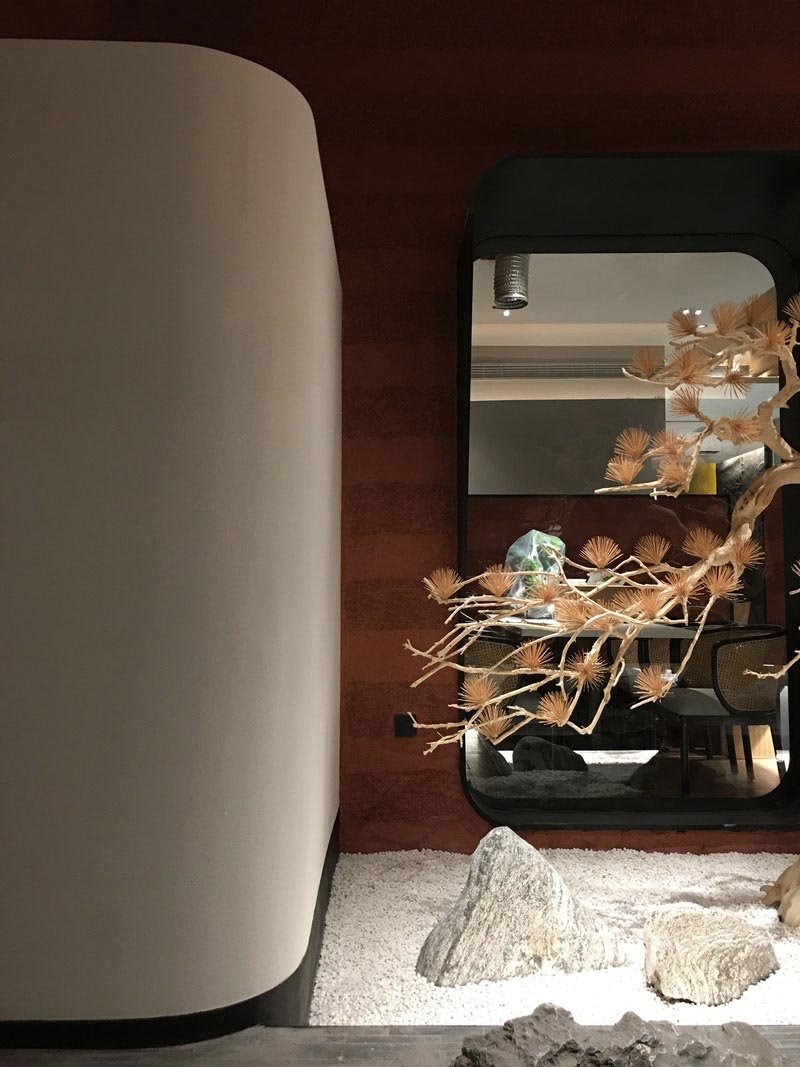 深圳羅湖新中式餐飲會(huì)所裝修設(shè)計(jì)施工藝術(shù)情景