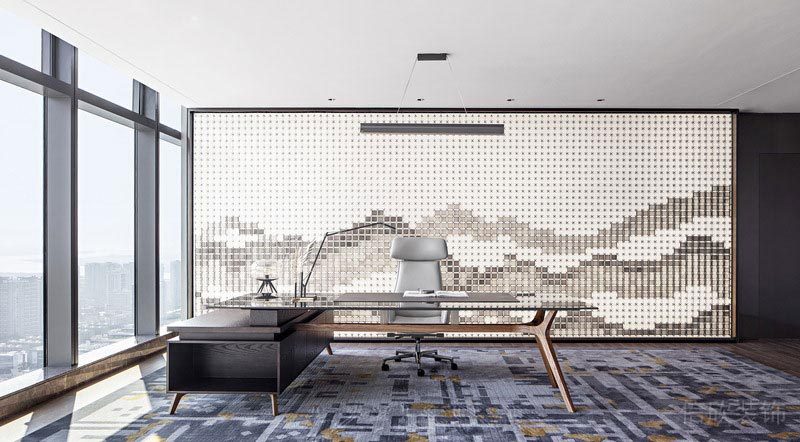 深圳市輕奢風(fēng)辦公室經(jīng)理辦公室