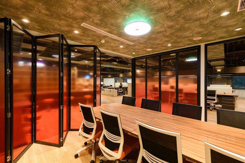 深圳福田辦公室裝修會議區(qū)設計圖