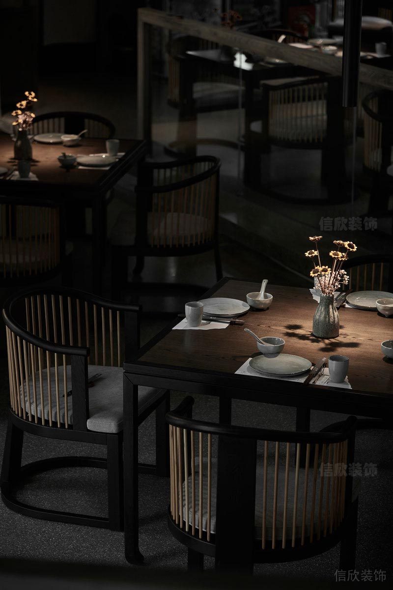 深圳西鄉(xiāng)餐飲裝修設計公司案例 用餐區(qū)