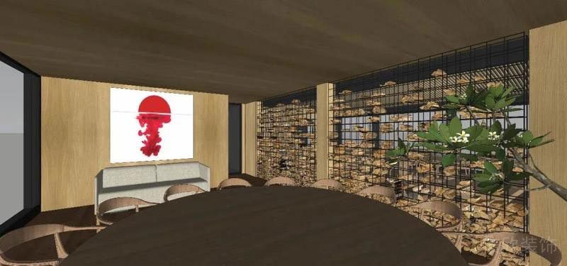 南山餐廳裝修設(shè)計效果圖商務(wù)包間