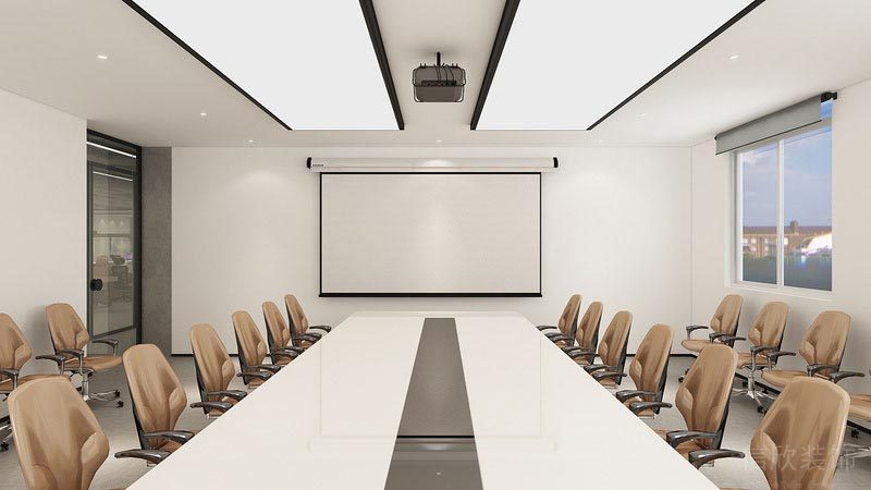 透明的玻璃隔斷不僅增加了采光，還延伸的空間感。