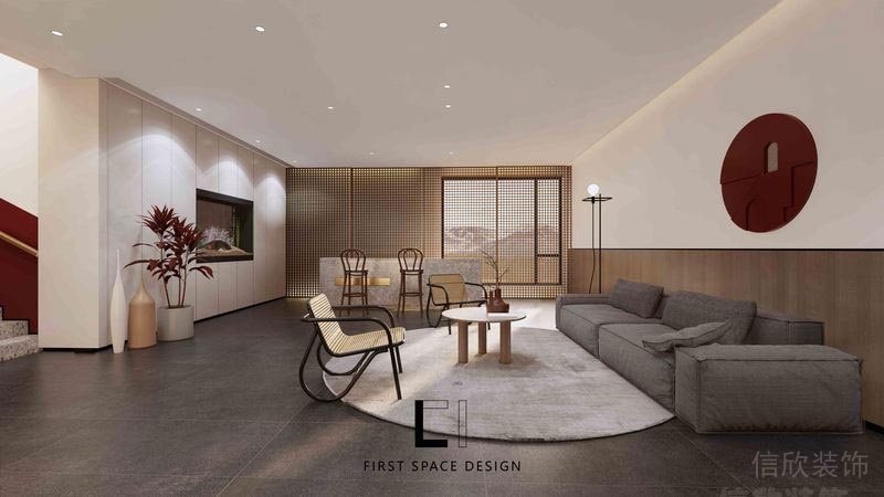 福田餐廳裝修私房菜設(shè)計(jì)效果圖咖啡室燈光