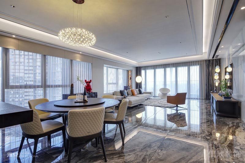 深圳西鄉(xiāng)家居二手房裝修設(shè)計(jì)大堂