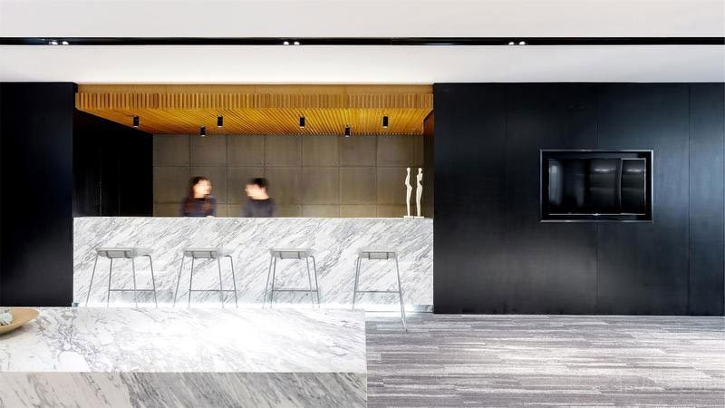 雅士白大理石水吧臺