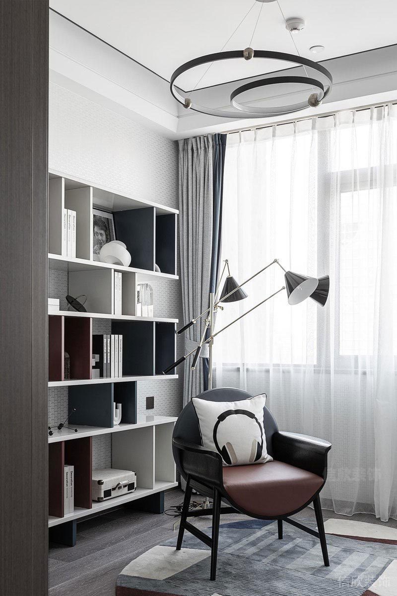 深圳寶安潤科華府家居新房現(xiàn)代風格裝修設(shè)計案例 書房
