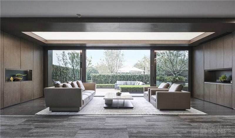 南山辦公室設計洽談區(qū)效果圖