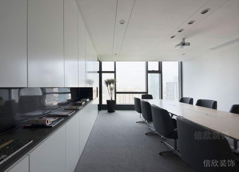造型多變的世界金融中心公司辦公室裝修設(shè)計