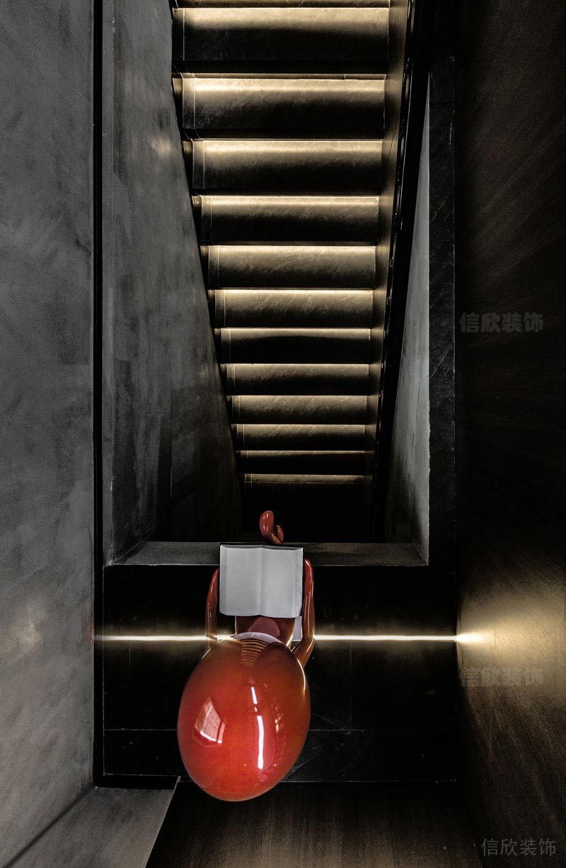 鹽田餐廳裝修設(shè)計效果圖樓梯