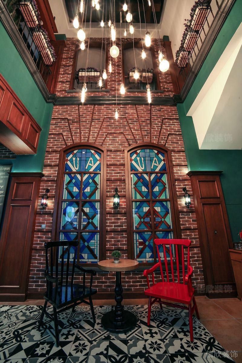 深圳前海餐飲裝修設(shè)計公司案例 中庭