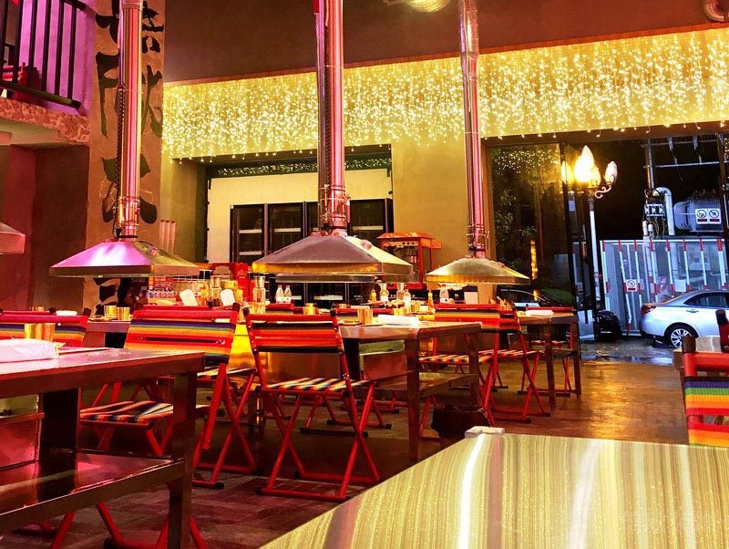 南山餐廳裝修燒烤店設(shè)計(jì)效果圖墻面效果