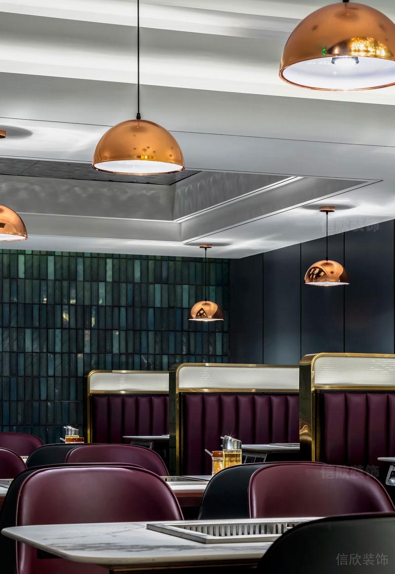 深圳福田自助餐廳裝修設計色彩調(diào)性