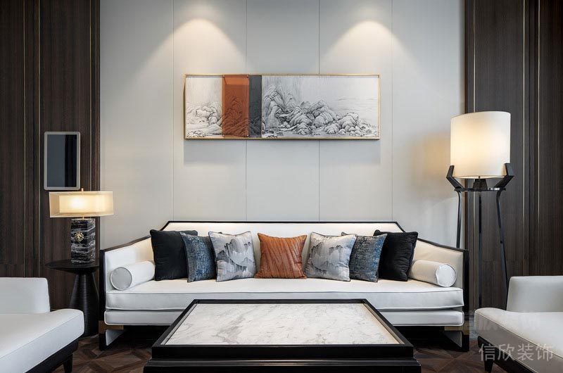 深圳龍崗餐飲店裝修圖家庭聚會(huì)包間掛畫