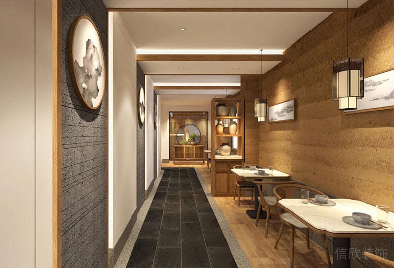 深圳福田餐飲飯館湯包裝修設(shè)計圖氛圍