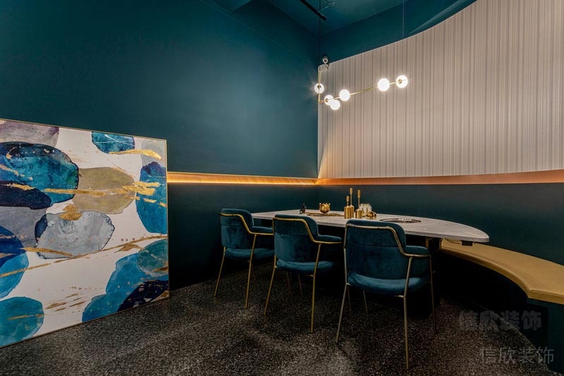 深圳東門餐飲裝修設(shè)計公司案例卡座