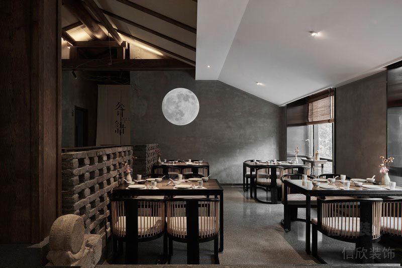 深圳西鄉(xiāng)餐飲裝修設計公司案例 用餐區(qū)