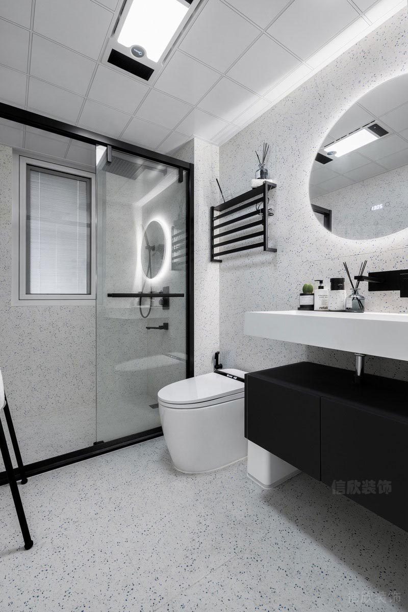 南山舊房翻新改造裝修衛(wèi)生間效果圖