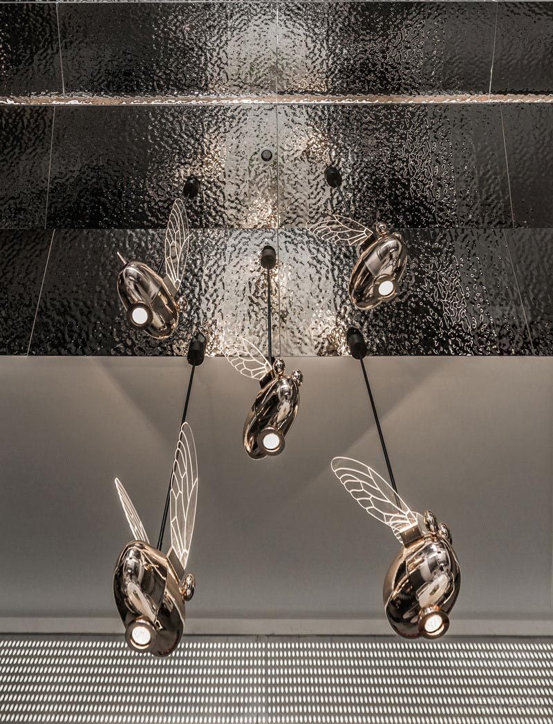 鹽田餐廳裝修設(shè)計(jì)效果圖不銹鋼波紋板