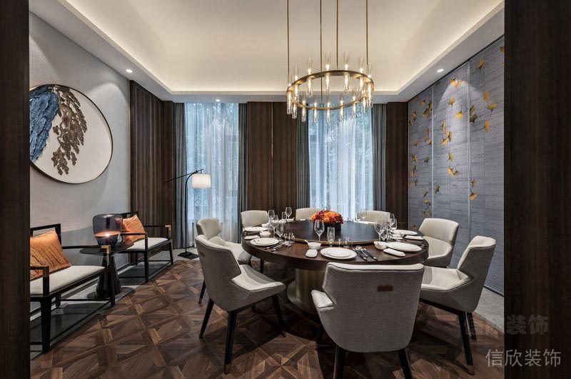 深圳龍崗餐飲店裝修圖高級(jí)經(jīng)典包間