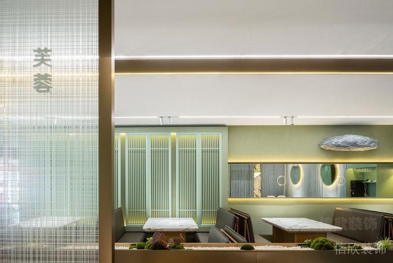 深圳石巖餐飲裝修設(shè)計(jì)公司案例 用餐區(qū)