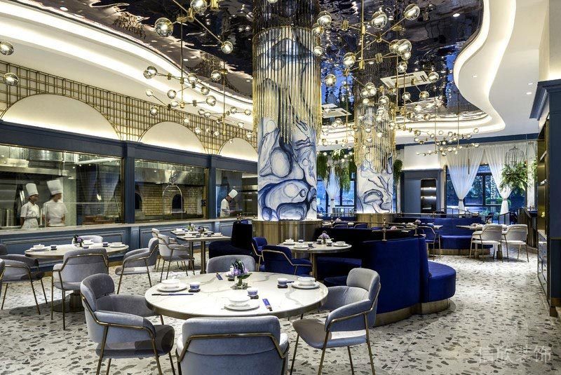 深圳羅湖餐飲茶餐廳裝修設(shè)計案例 用餐區(qū)