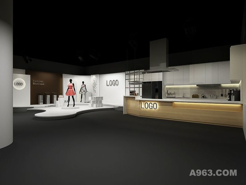 網(wǎng)絡(luò)直播間裝修吧臺(tái)