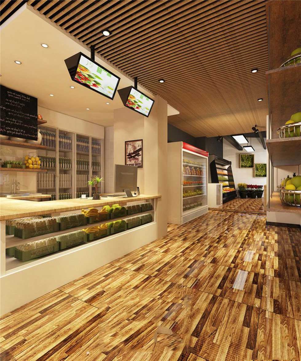 深圳羅湖水果店吧臺(tái)裝修案例 深圳羅湖水果店吧臺(tái)裝修案例