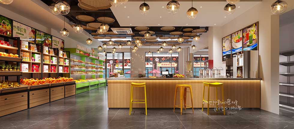 深圳寶安水果店收銀臺裝修設(shè)計(jì) 深圳寶安水果店收銀臺裝修設(shè)計(jì)