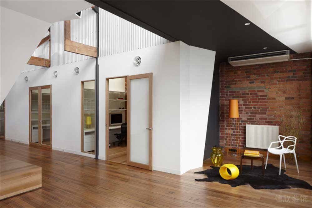 復(fù)古木飾裝修門框過道效果圖休息區(qū)燈飾設(shè)計(jì)工作室