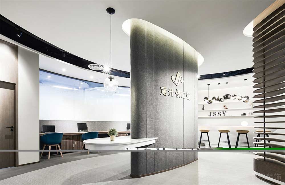 深圳南山現(xiàn)代輕奢風(fēng)辦公室設(shè)計(jì)裝修-大廳