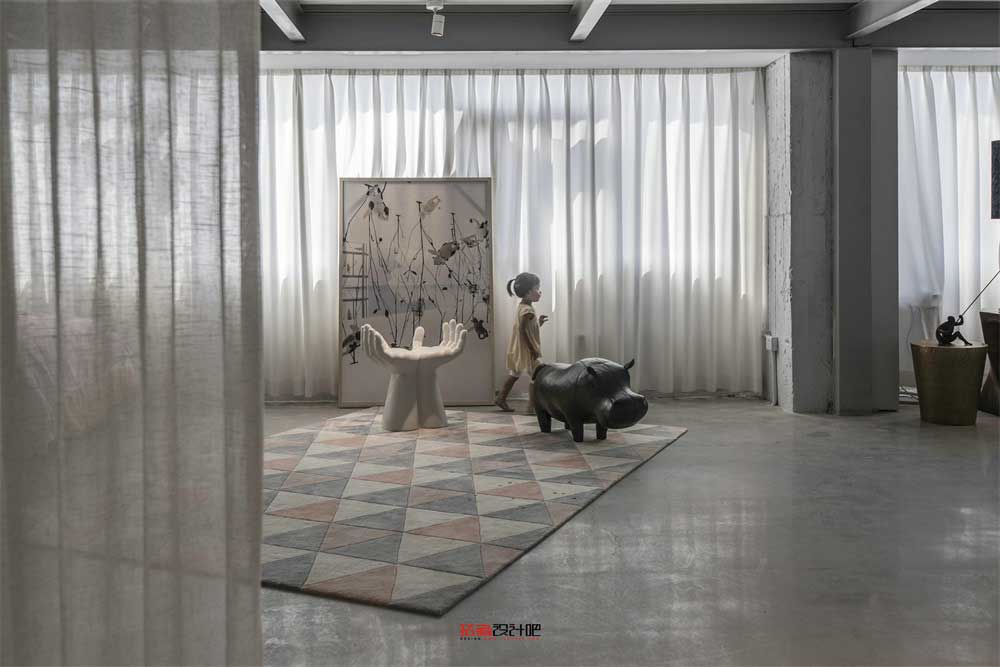 深圳羅湖華都園簡(jiǎn)約風(fēng)格工作室裝修設(shè)計(jì)案例前廳