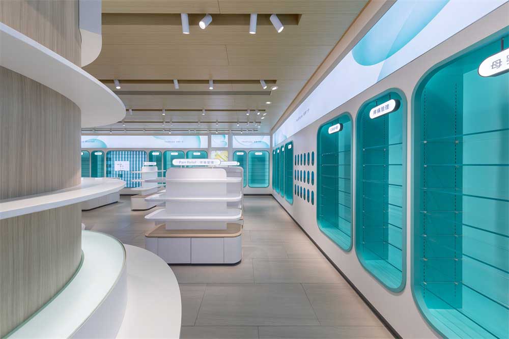 深圳龍華區(qū)PureH2B津梁生活實體店鋪設計裝修-展示柜 深圳龍華區(qū)PureH2B津梁生活實體店鋪設計裝修-展示柜