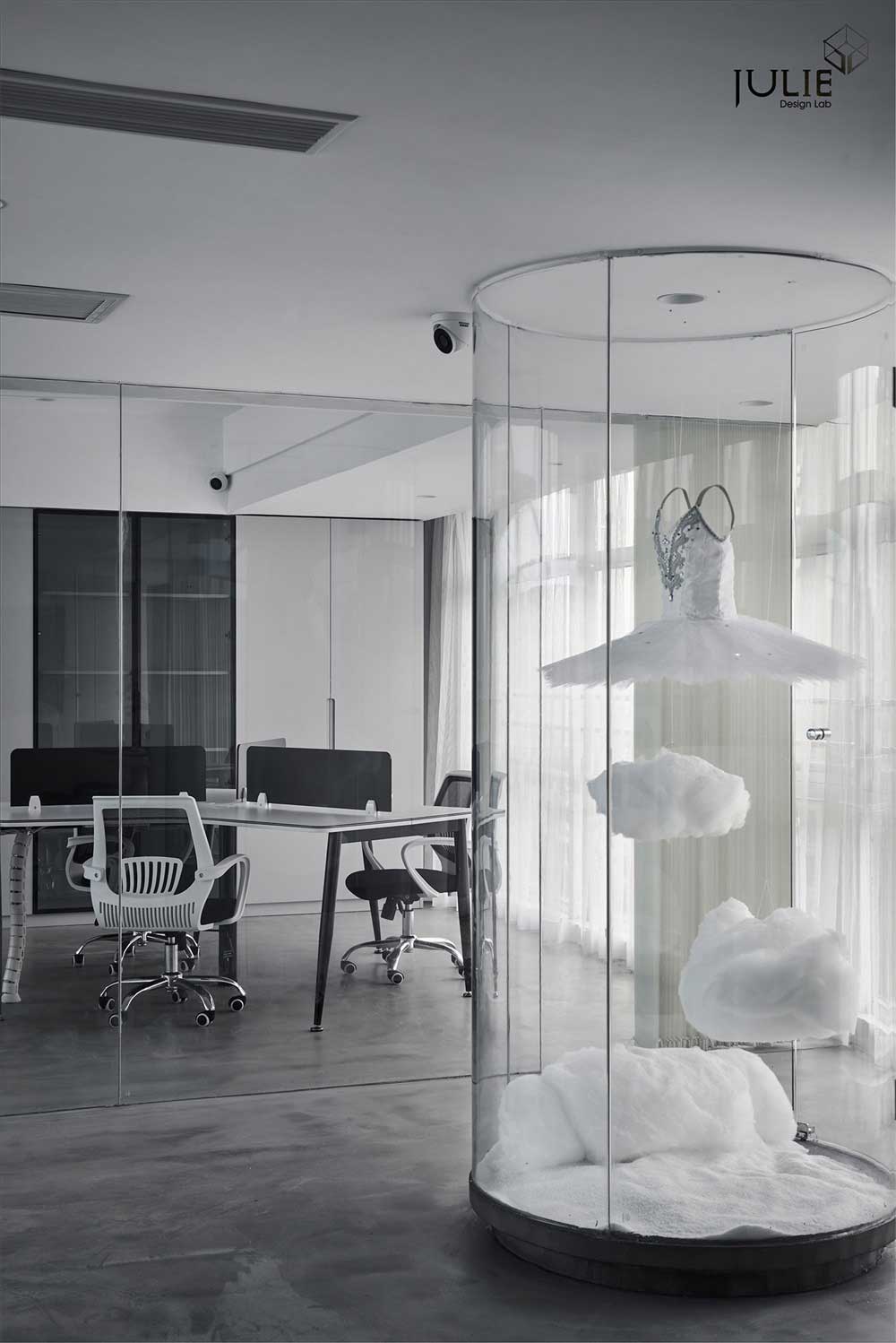 深圳坪山區(qū)輕奢芭蕾舞蹈辦公工作室設(shè)計(jì)方案——辦公區(qū)