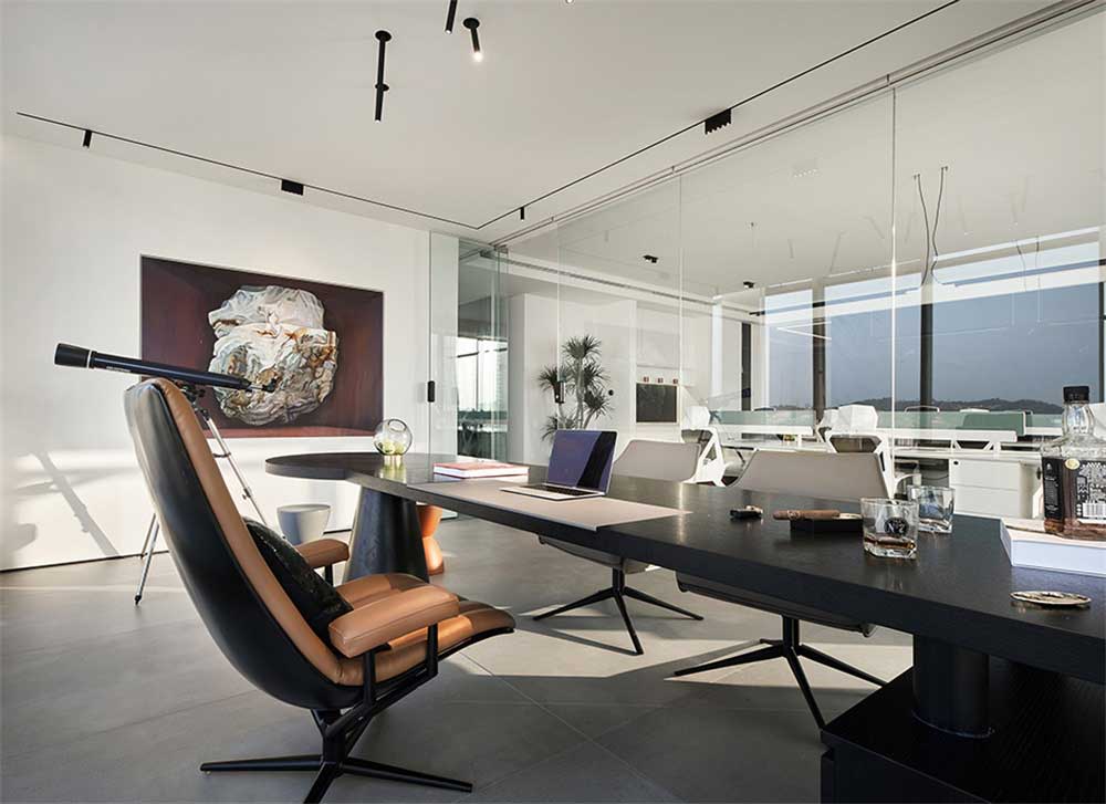 深圳龍崗區(qū)輕奢簡(jiǎn)約辦公室設(shè)計(jì)裝修-辦公室