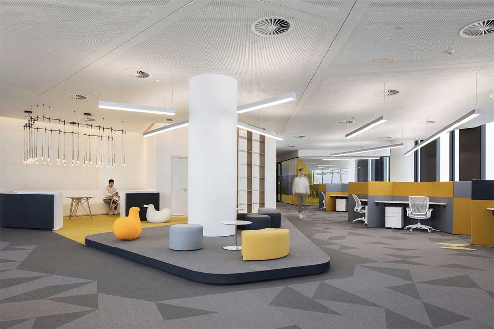 深圳市龍崗邁科集團(tuán)現(xiàn)代風(fēng)格辦公室裝修休息區(qū)