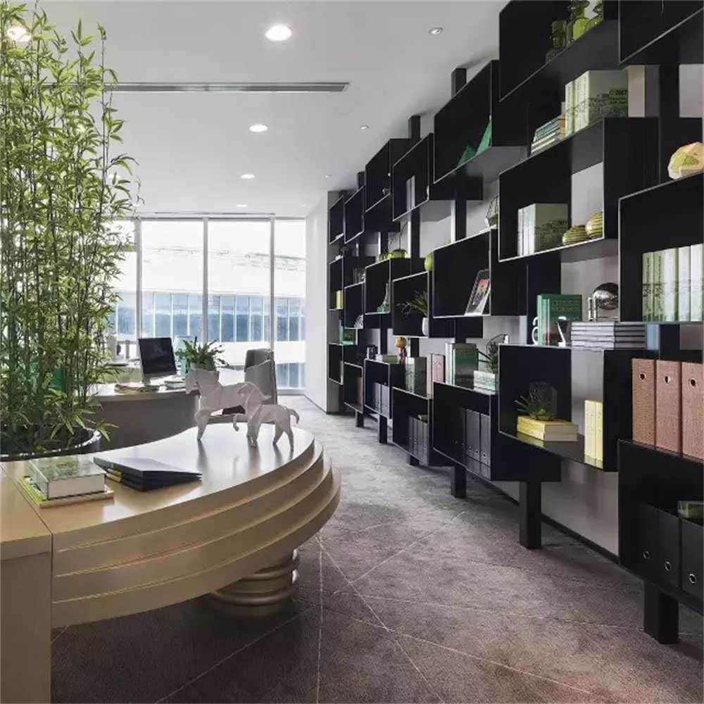 深圳福田國(guó)通大廈現(xiàn)代風(fēng)格辦公室裝修設(shè)計(jì)案例辦公區(qū)裝飾書架 深圳福田國(guó)通大廈現(xiàn)代風(fēng)格辦公室裝修設(shè)計(jì)案例辦公區(qū)裝飾書架