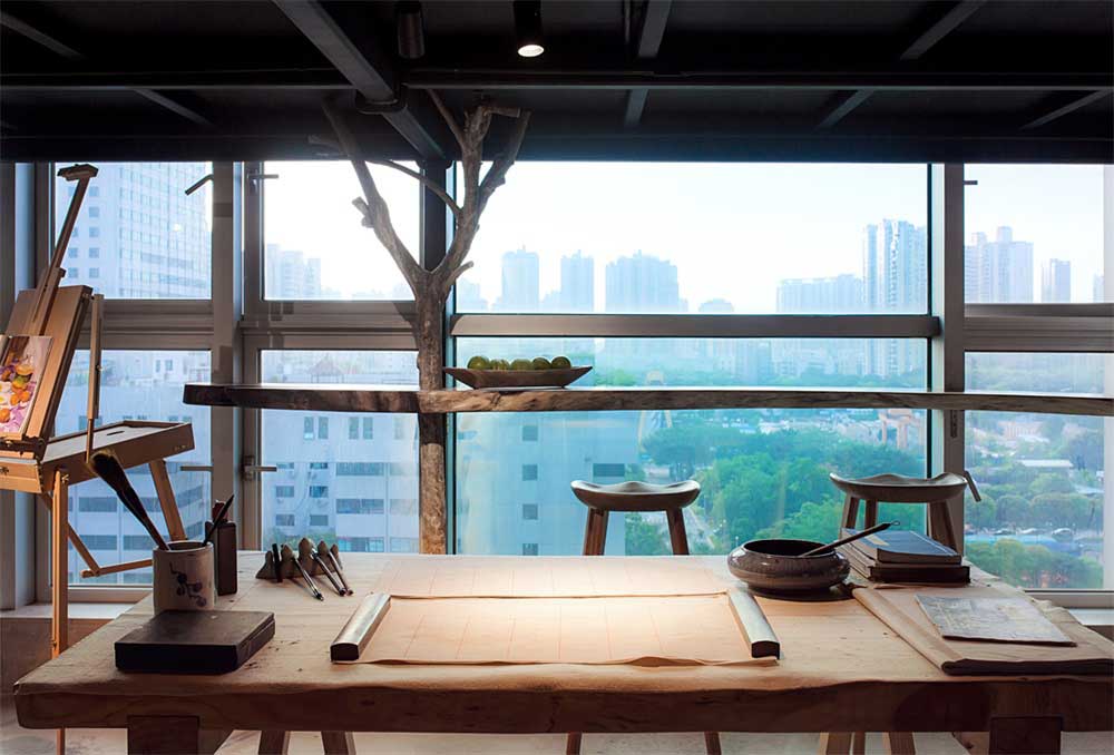 深圳市南山自然風(fēng)辦公室裝修設(shè)計景觀