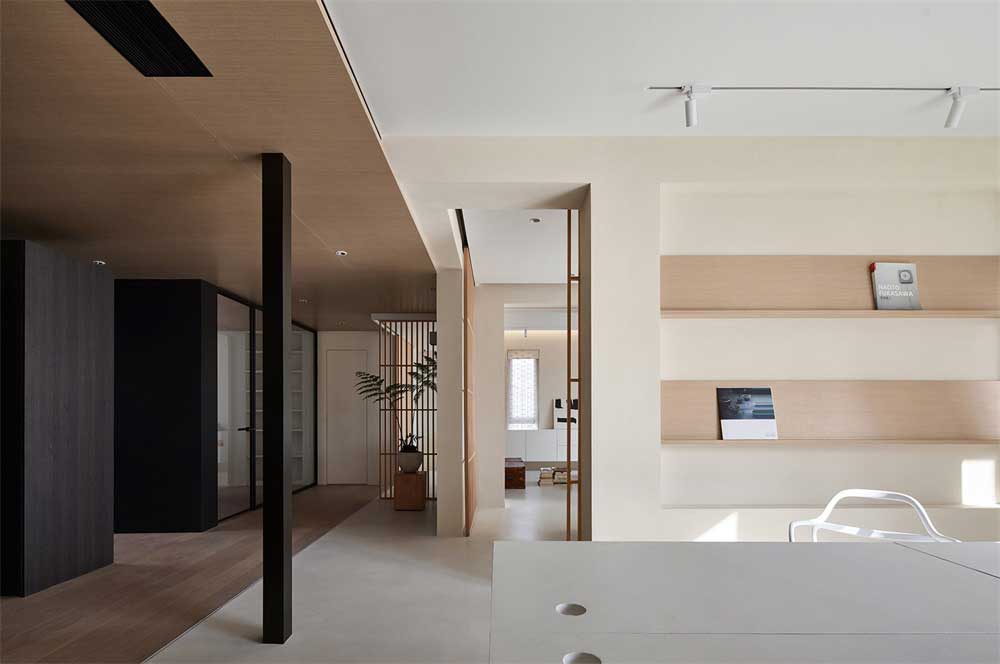 深圳南山500平方極簡(jiǎn)風(fēng)格辦公室裝修辦公區(qū)桌椅組合