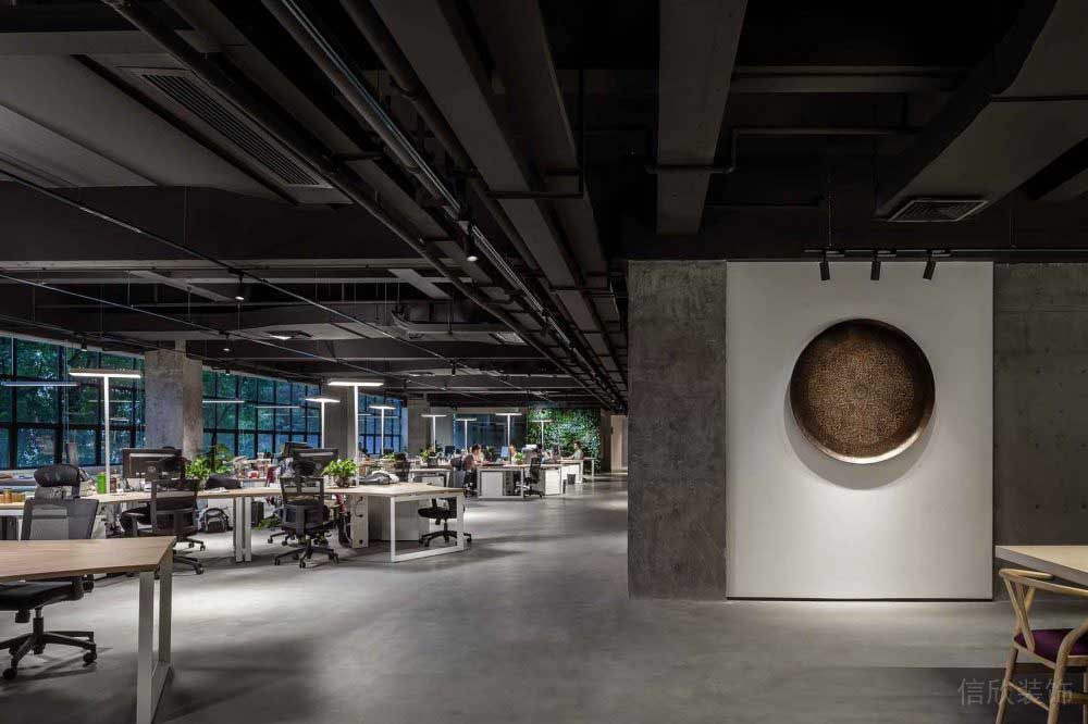 工業(yè)風裝修員工開發(fā)區(qū)域裝修辦公室設(shè)計圖