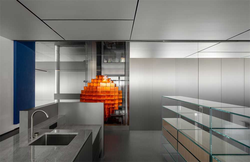 深圳福田800平方現(xiàn)代簡(jiǎn)約風(fēng)格辦公室裝修水吧區(qū)