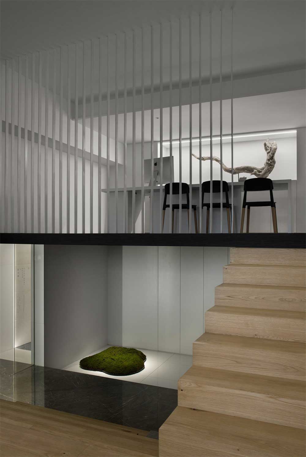 深圳市南山1000平新中式設(shè)計(jì)機(jī)構(gòu)裝修樓梯 深圳市南山1000平新中式設(shè)計(jì)機(jī)構(gòu)裝修樓梯