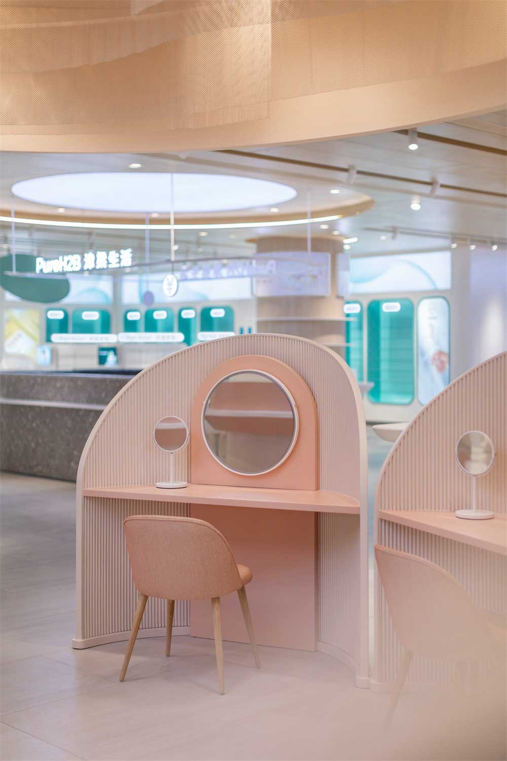 深圳龍華區(qū)PureH2B津梁生活實體店鋪設計裝修-化妝區(qū) 深圳龍華區(qū)PureH2B津梁生活實體店鋪設計裝修-化妝區(qū)