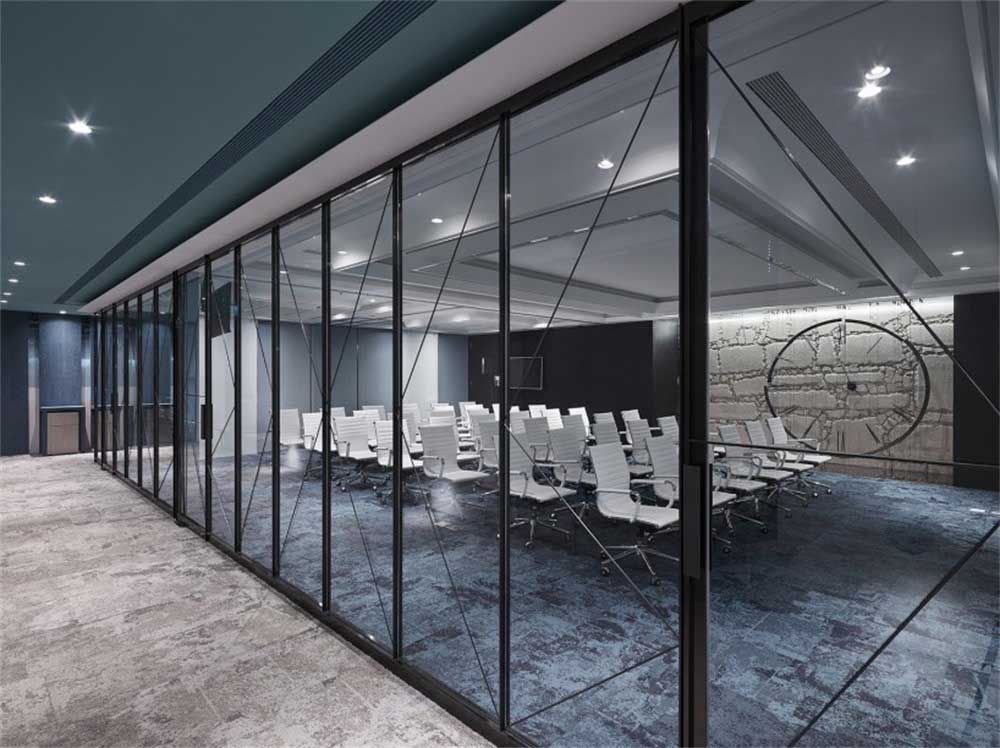 深圳羅湖文錦廣場(chǎng)現(xiàn)代風(fēng)格辦公室裝修設(shè)計(jì)案例培訓(xùn)室