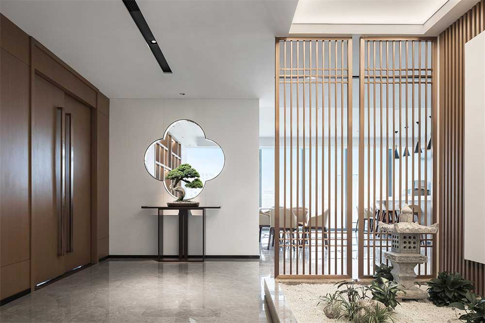 深圳市寶安1000平國(guó)中創(chuàng)投辦公室裝修過(guò)道