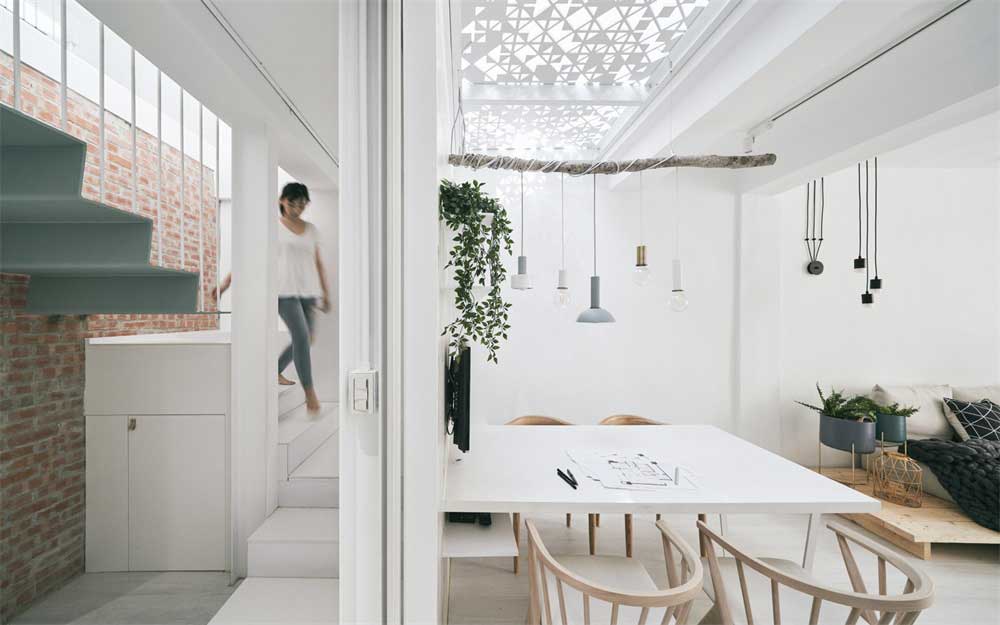 深圳市寶安600平北歐風(fēng)辦公室洽談區(qū)