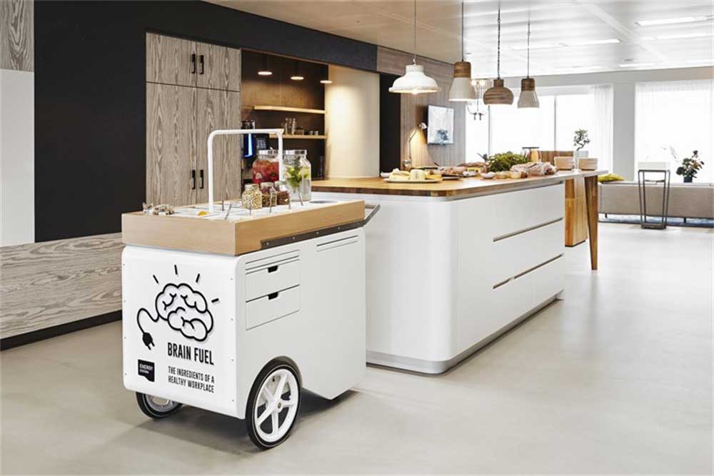 深圳鹽田壹海城簡約風(fēng)格辦公室裝修設(shè)計(jì)案例茶水間